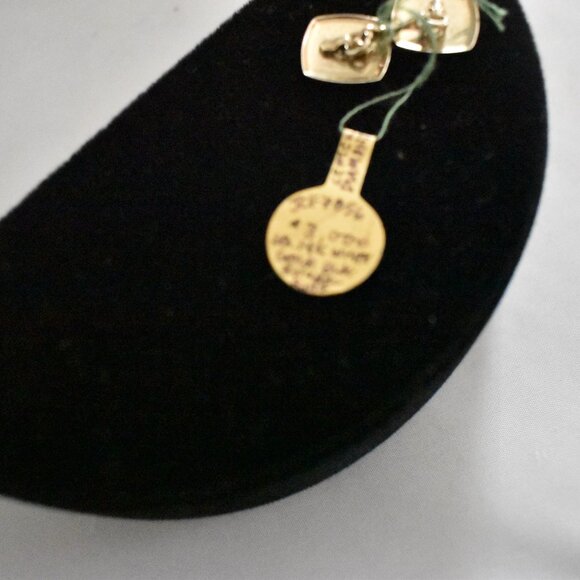 Gorgeous 14K White Gold Cufflinks – Diamonds – Jeweler’s Tag - $3,000 – Vintage - Picture 10 of 10